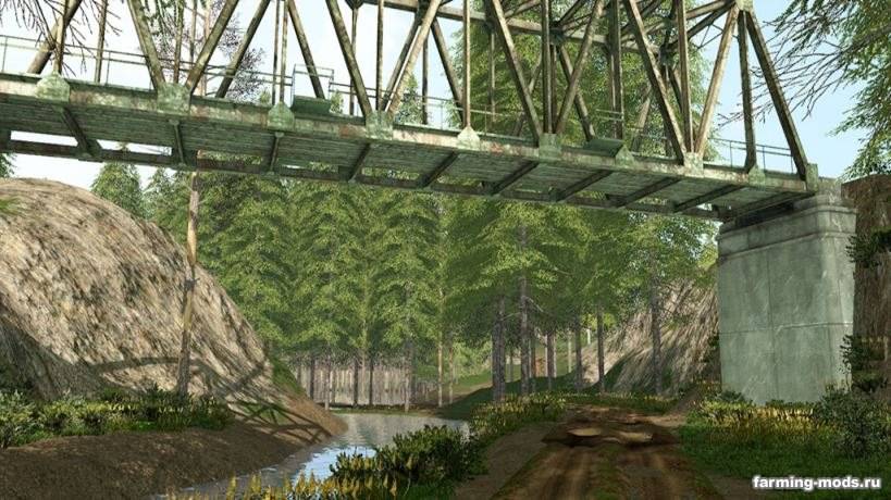 Мод Карта Forestry Land v 1.0 для Farming Simulator 2017