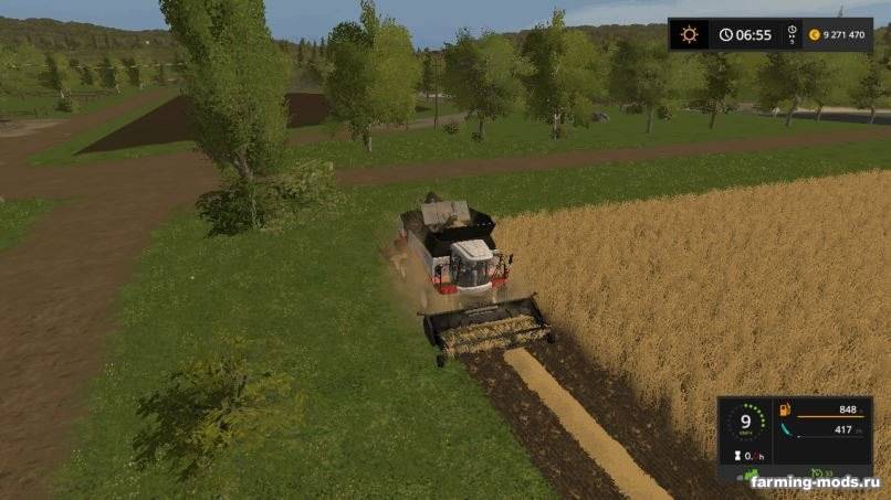 Мод MacDon PW8 v 1.0 beta для Farming Simulator 2017