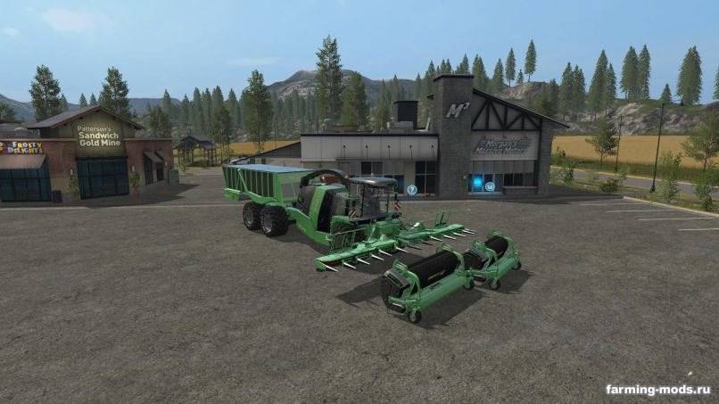 Мод Krone BigX Cargo v 3.0 для Farming Simulator 2017