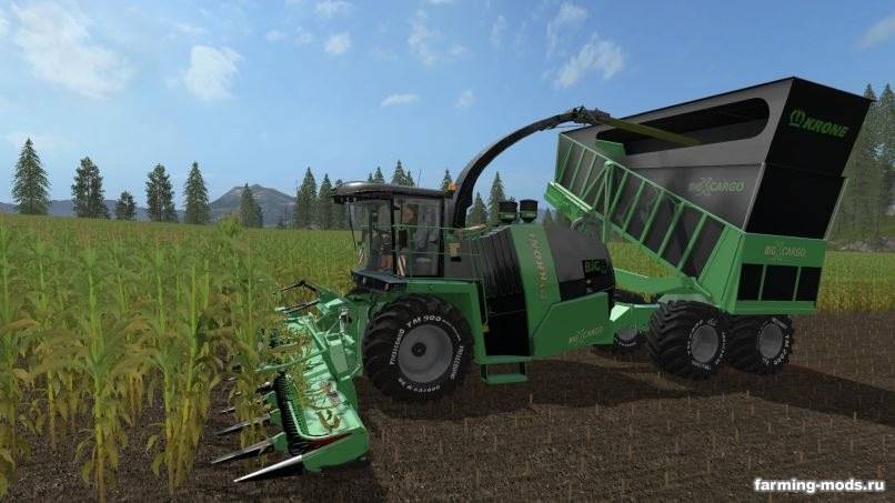 Мод Krone BigX Cargo v 3.0 для Farming Simulator 2017