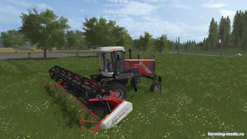 Мод Ростсельмаш КСУ-1 и жатка v 1.2.2.0 для Farming Simulator 2017