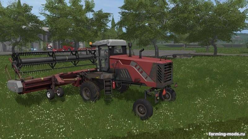 Мод Ростсельмаш КСУ-1 и жатка v 1.2.2.0 для Farming Simulator 2017