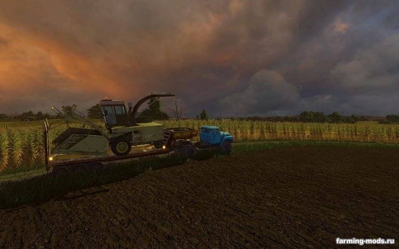 Мод Зил-130 пак (бортовой и тягач) v 1.0 для Farming Simulator 2017