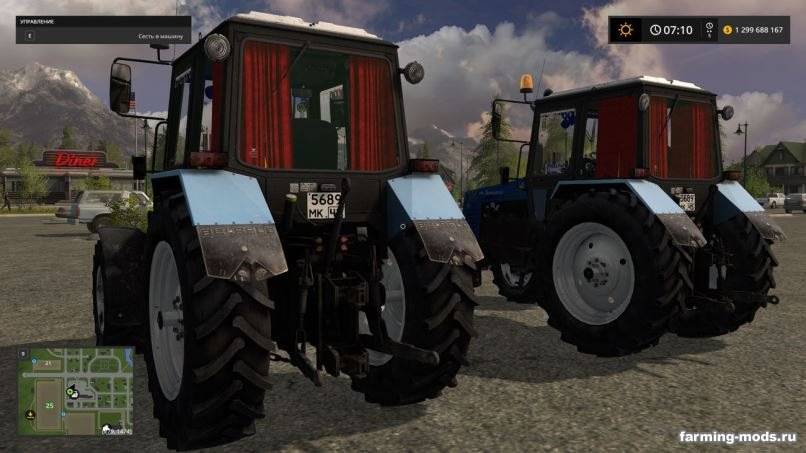 Мод МТЗ-1221 Беларус v 2.0 для Farming Simulator 2017