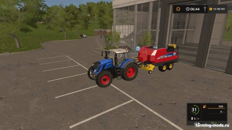 Мод New Holland BB960A American v 1.0 для Farming Simulator 2017