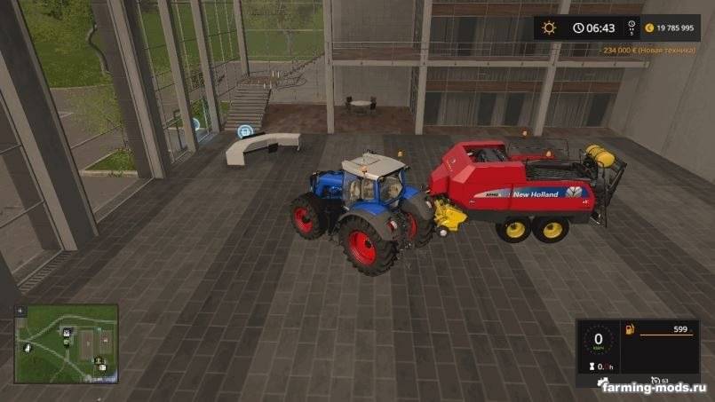 Мод New Holland BB960A American v 1.0 для Farming Simulator 2017