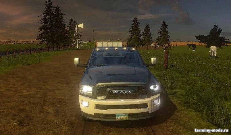 Мод Dodge Ram 3500 Dually v 1.3 Final для Farming Simulator 2017