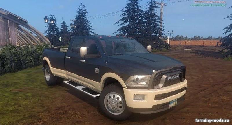 Мод Dodge Ram 3500 Dually v 1.3 Final для Farming Simulator 2017