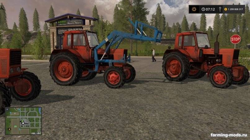 Мод Беларус МТЗ-82 v 1.0 для Farming Simulator 2017 Мод Беларус МТЗ-82 v 1.0 для Farming Simulator 2017