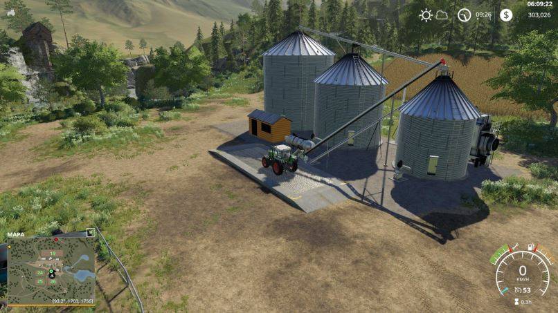 Мод Large Grain Silo v 1.0.1.0 для Farming Simulator 2019