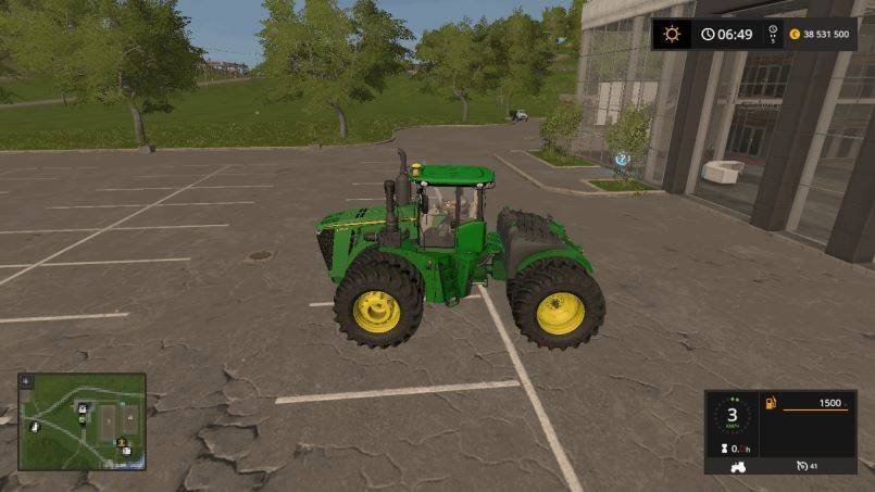 Мод John Deere 9R - 2016 v 1.0 для Farming Simulator 2017