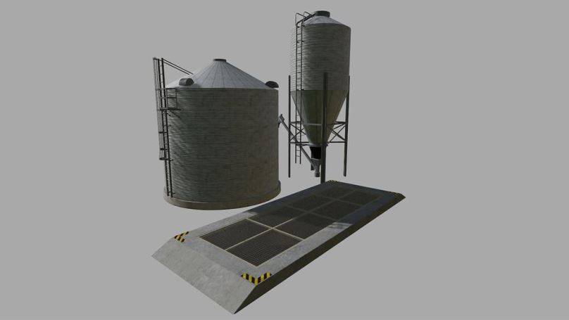 Мод Farm Silo Prefab v 1.0 для Farming Simulator 2019