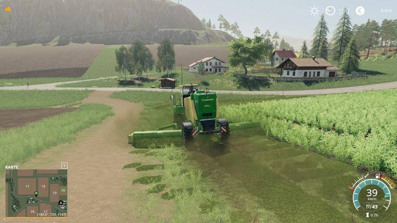 Мод Krone BiG M 450 RS v 1.0.1 для Farming Simulator 2019