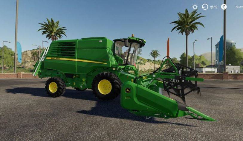 Мод John Deere T560 auto contour v 1.0 для Farming Simulator 2019