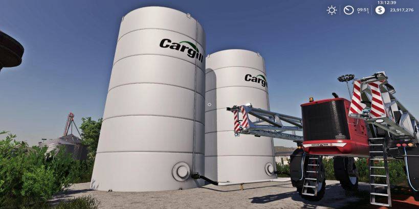 Мод Placeable Cargill Liquid Fert Refill Tanks v 1.0 для Farming Simulator 2019