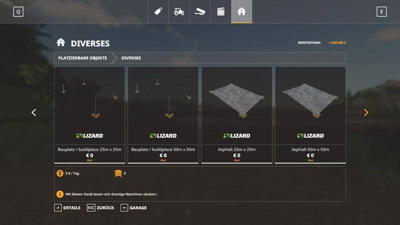 Мод Groundleveler Placeable v 2.0 для Farming Simulator 2019