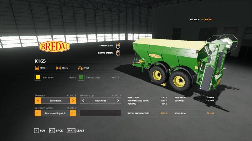 Мод Bredal 165 by Stevie v 1.0 для Farming Simulator 2019