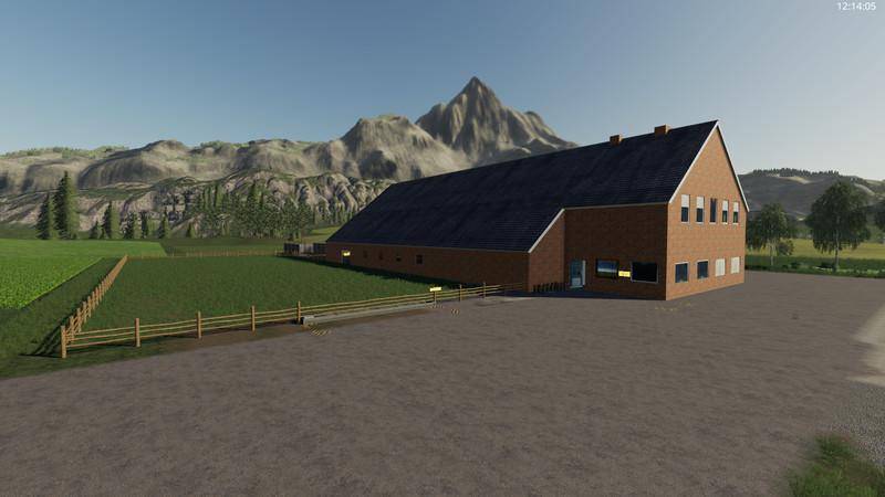 Мод Yard with cowshed and willow beta для Farming Simulator 2019