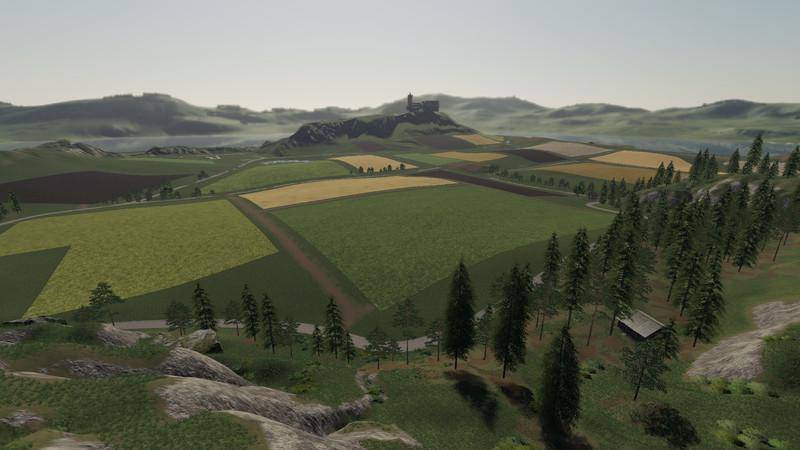 Мод Карта Volksbrunn Map v 1.1 для Farming Simulator 2019