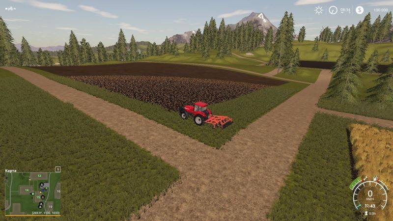 Мод Goldcrest Valley v 1.2 для Farming Simulator 2019