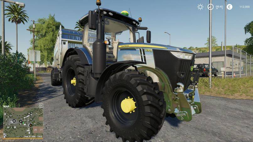 Мод John Deere 7R Chrome Edition v 1.0 для Farming Simulator 2019