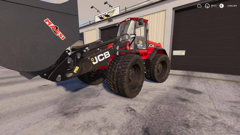 Мод JCB-435S v 1.0 для Farming Simulator 2019