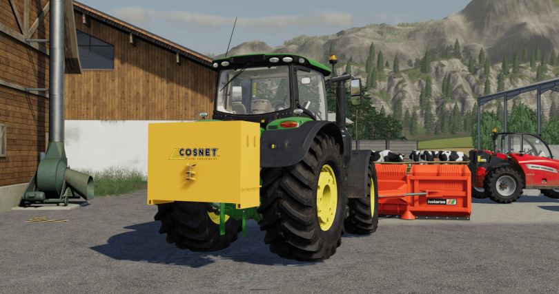 Мод Cosnet Weight v 1.0 для Farming Simulator 2019