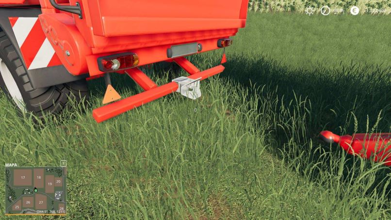 Мод Krampe Bandit 750 + additional attacher v 1.0 для Farming Simulator 2019