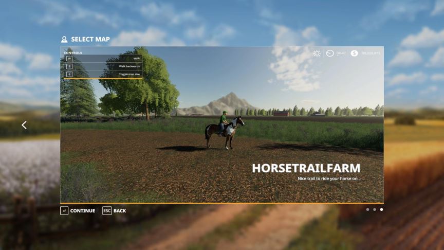 Мод Карта HorseTrailFarm v 1.0 для Farming Simulator 2019