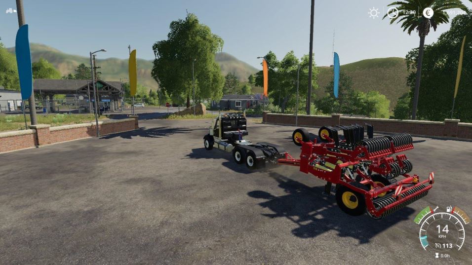 Мод Warrior Semi + Wilson Pacesetter Trailer v 1.0 для Farming Simulator 2019