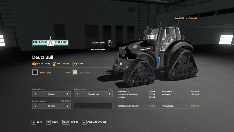 Мод Deutz Bull v 1.2.5 для Farming Simulator 2019