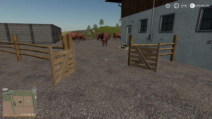 Мод Коровник - Placeable small cow yard v 1.0 для Farming Simulator 2019