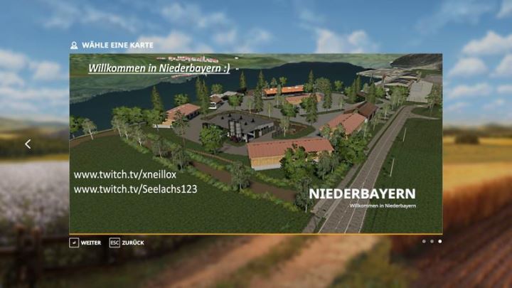 Мод Карта Niederbayern v 1.0 для Farming Simulator 2019