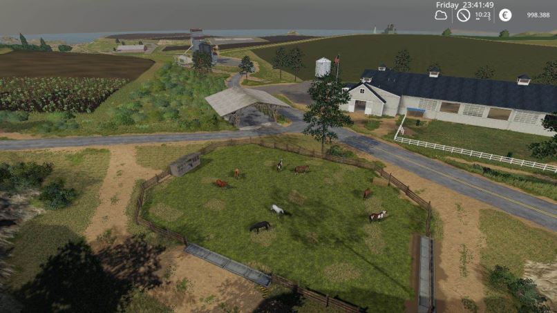 Мод Карта US Map Final для Farming Simulator 2019 Мод Карта US Map Final для Farming Simulator 2019