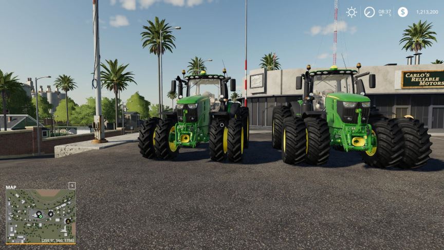 Мод Пак John Deere USA v 1.0.0.2 для Farming Simulator 2019