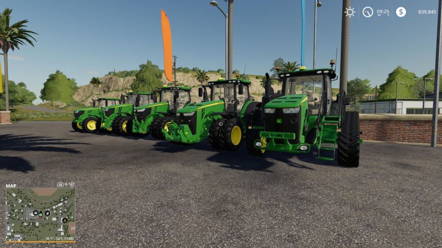 Мод Пак John Deere USA v 1.0.0.2 для Farming Simulator 2019