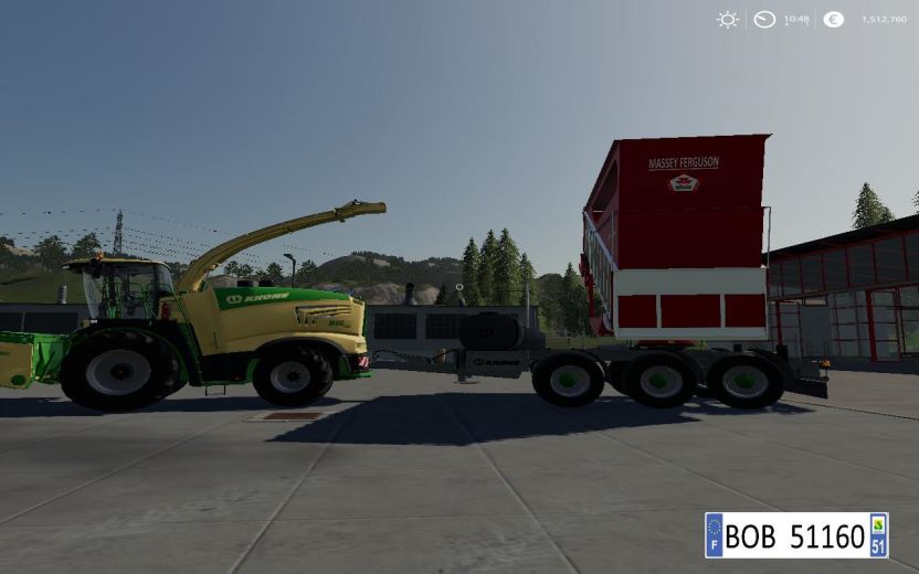 Мод Massey Ferguson Krone Cargo v 1.0.0.1 для Farming Simulator 2019