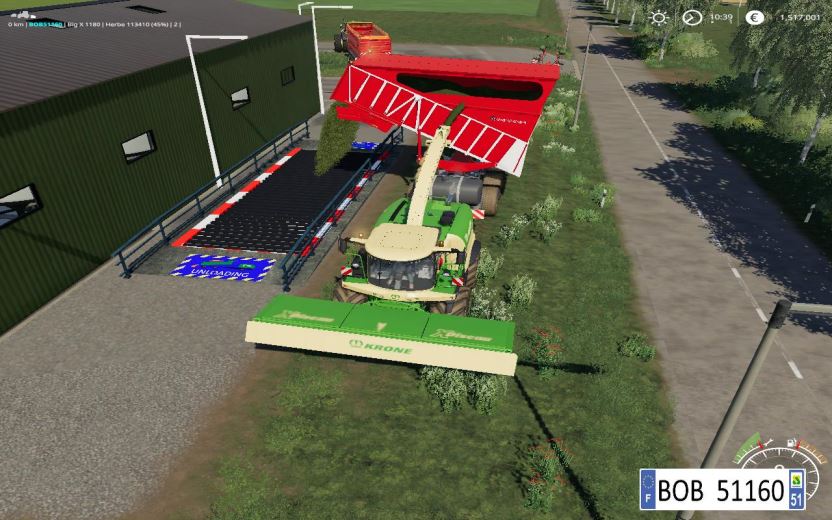 Мод Massey Ferguson Krone Cargo v 1.0.0.1 для Farming Simulator 2019