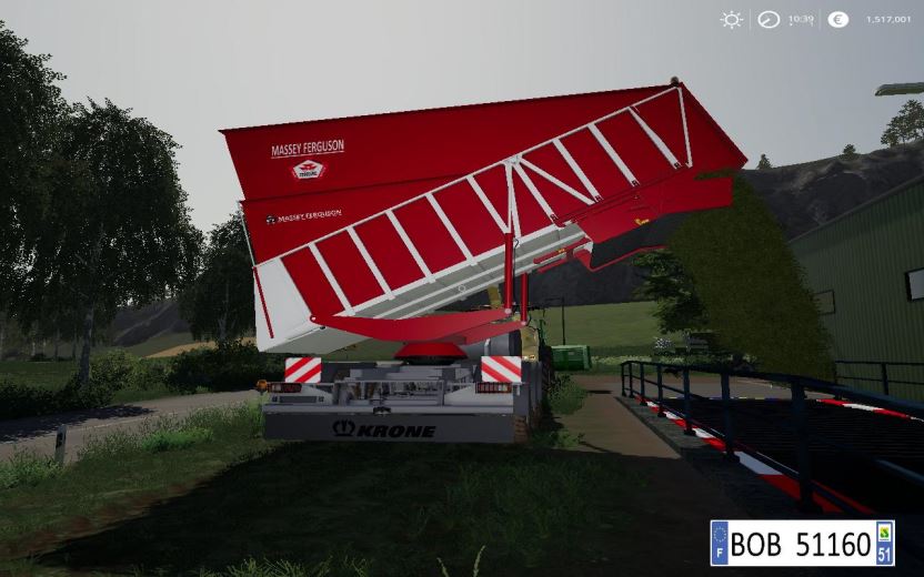 Мод Massey Ferguson Krone Cargo v 1.0.0.1 для Farming Simulator 2019