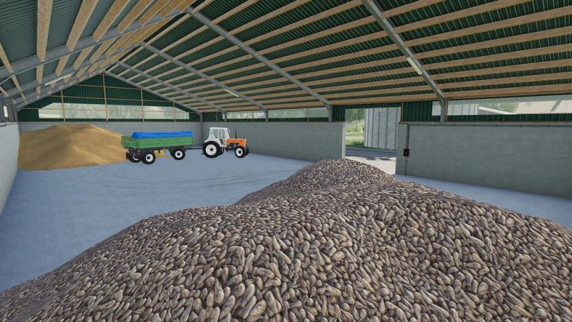 Мод Large Grain Storages v 1.0 для Farming Simulator 2019