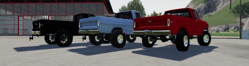 Мод 1970 Ford F250 v 1.0 для Farming Simulator 2019