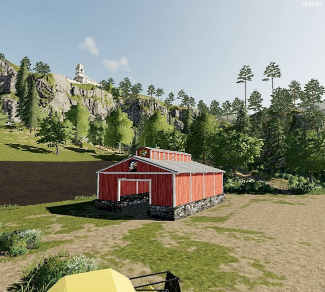 Мод Small open ended storage barn v 1.0 для Farming Simulator 2019