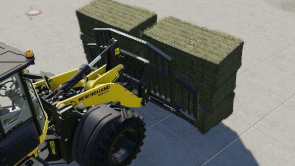 Мод Bale fork for wheel loader v 1.0 для Farming Simulator 2019