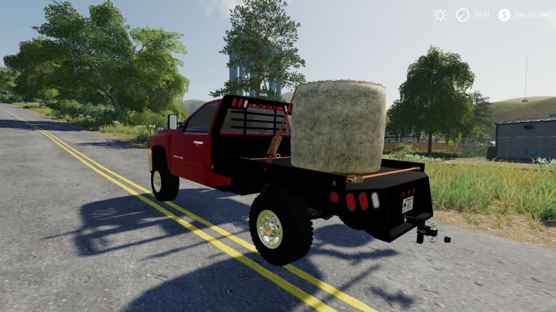 Мод 2010 Silverado 2500HD Flatbed v 1.0 для Farming Simulator 2019