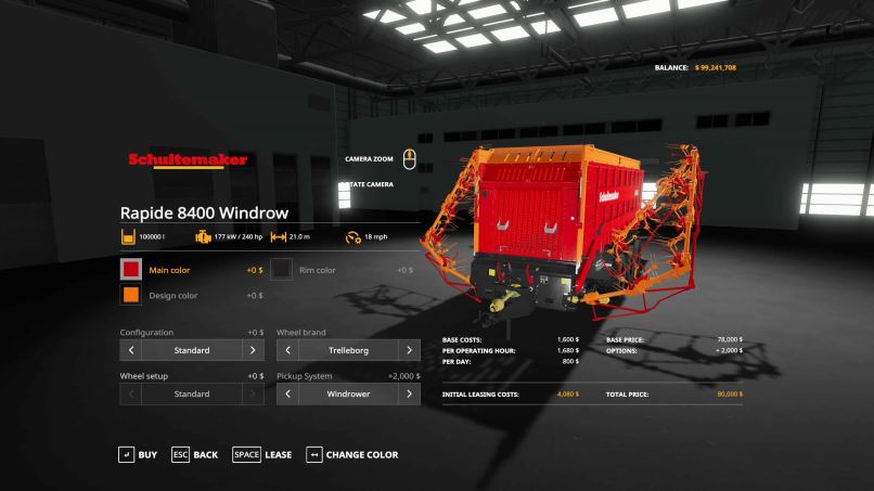 Мод Schuitemaker Rapide 8400 v 1.0 для Farming Simulator 2019