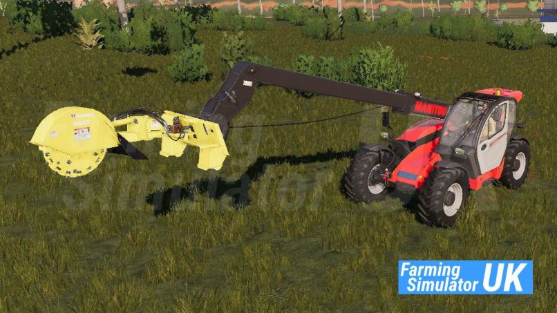 Мод Stump Grinder with Telehandler Mount v 1.0 для Farming Simulator 2019