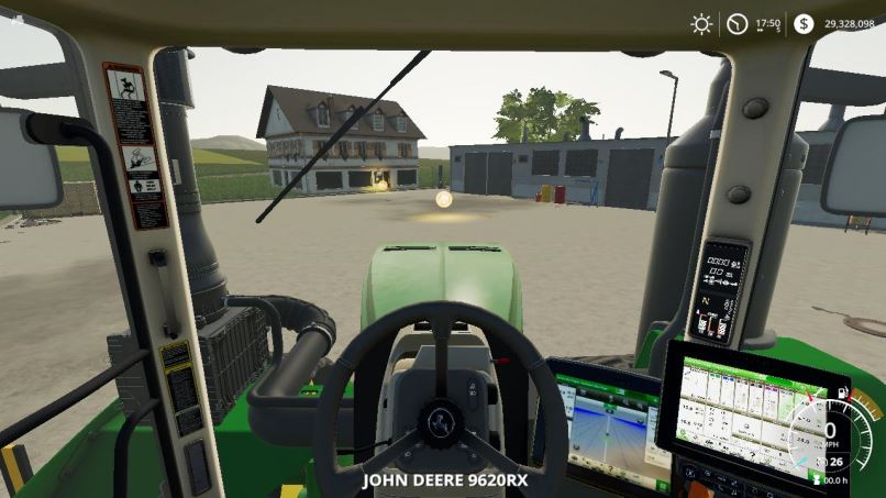 Мод John Deere 9RX beta v 0.1 для Farming Simulator 2019