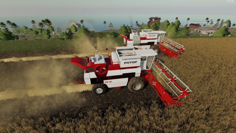 Мод Комбайн СК-10 Ротор v 0.1.0.4 для Farming Simulator 2019