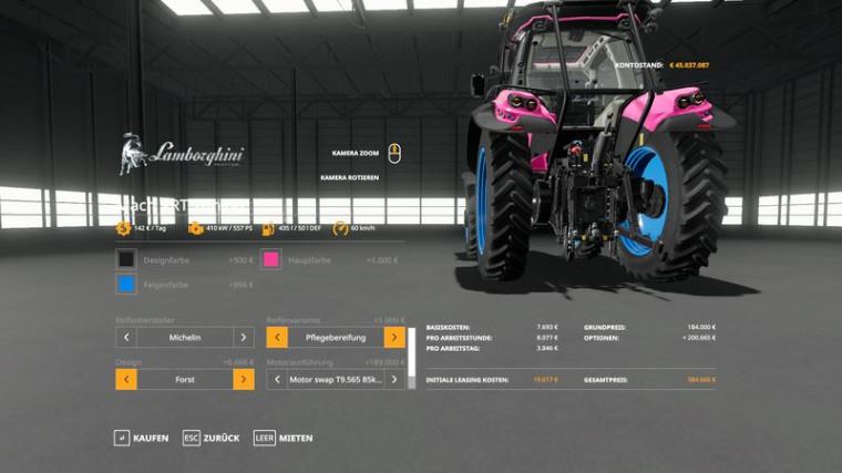 Мод Lamborghini Mach VRT Tuning v 1.0 для Farming Simulator 2019