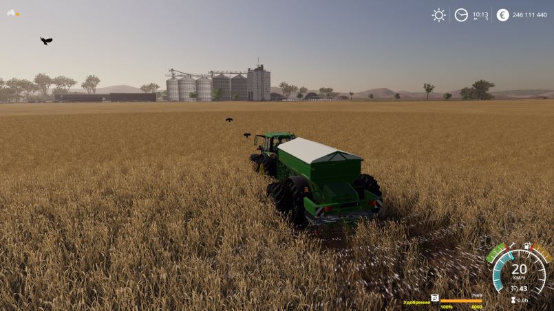 Мод Donder Ferilized Spreader Wagon 8000L v 1.0 для Farming Simulator 2019